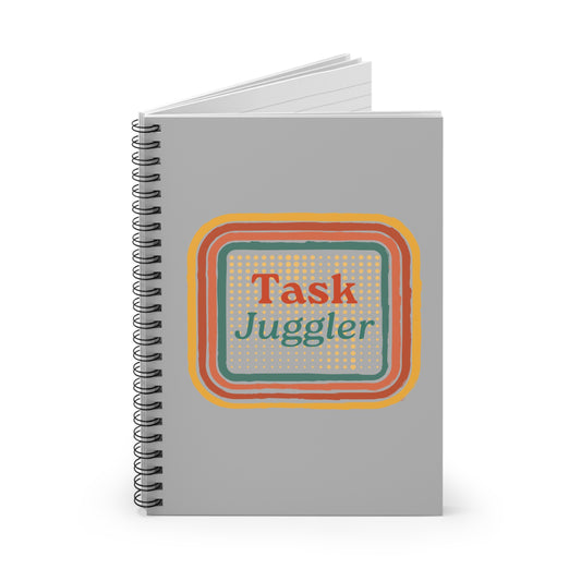 Task Juggler Spiral Notebook - Ruled Line